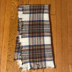 Plaid Fringe Scraf